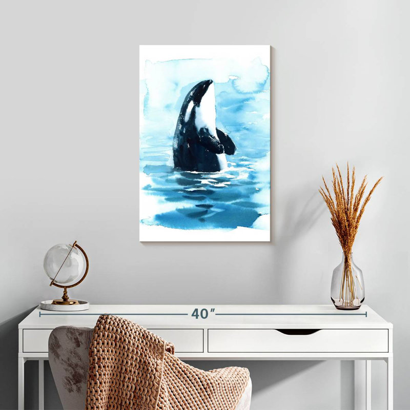 Brampt Ocean Surface Orca, 24" H x 16" W
