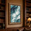 Art mural sur toile bleu sarcelle-135385802