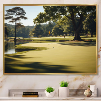 «Golf Putting Green Tranquility IV», reproduction sur toile
