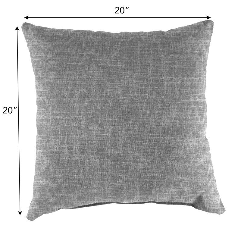 20" x 20" Outdoor Throw Pillow (Set of 2), Blue