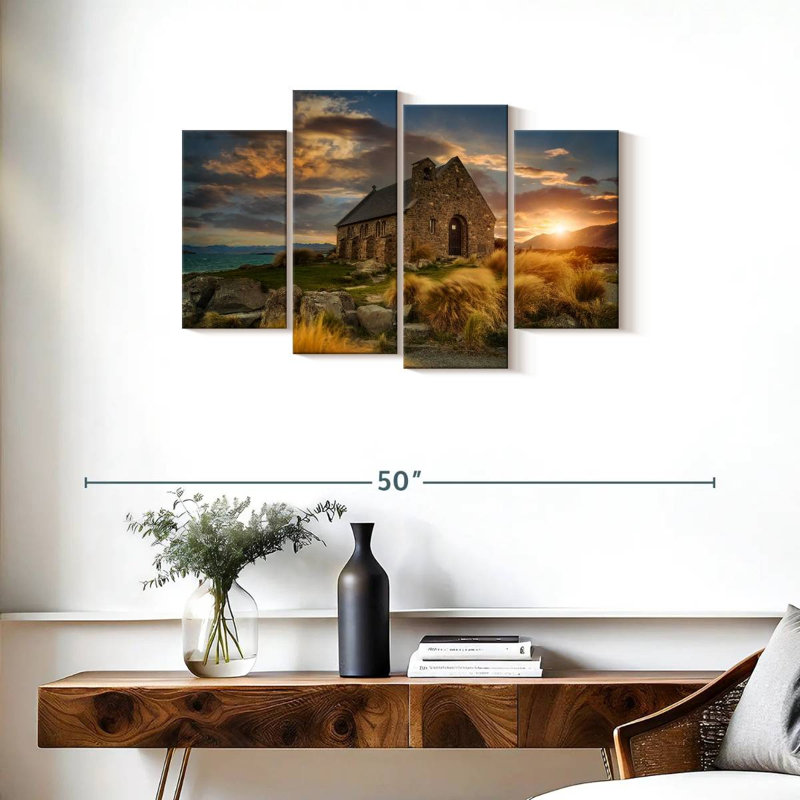 Adella Remote Church, 22" H x 36" W