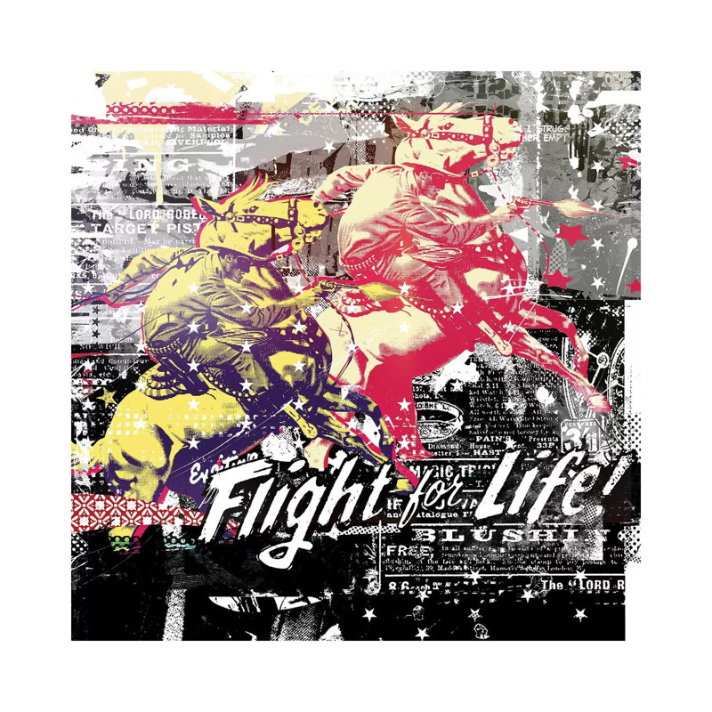 Fight For Life by Teis Albers - Gallery-Wrapped Canvas Giclée on Canvas, Canvas, 93.98 cm H x 93.98 cm W x 1.91 cm D