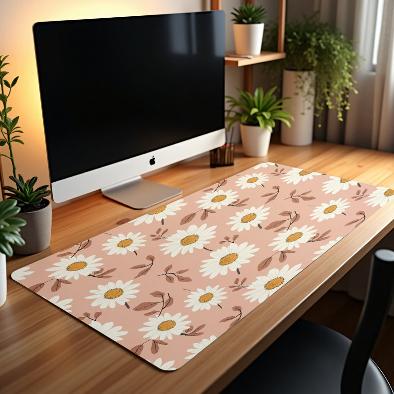 Polyester Desk Pad, 31.5x15.5