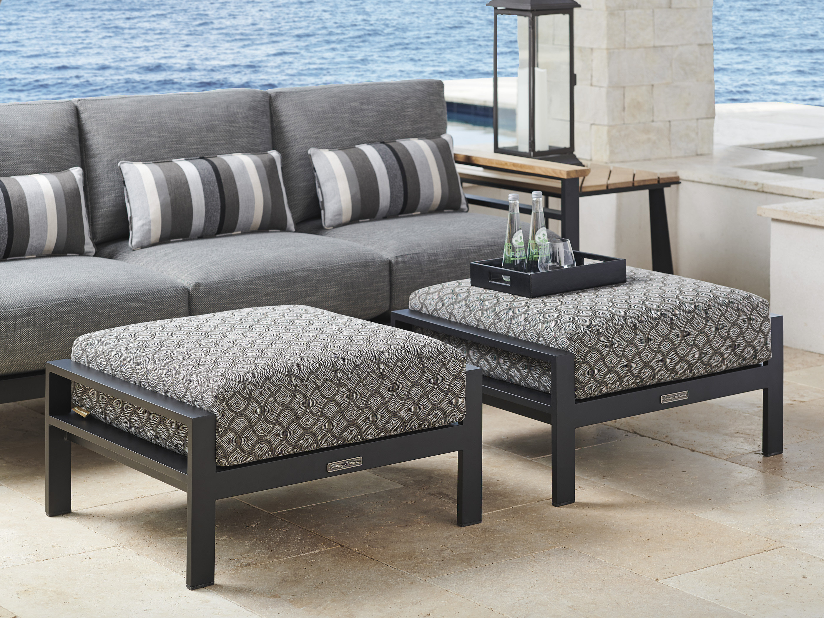Tommy Bahama Outdoor South Beach Ottoman | Wayfair