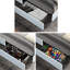 Classic Boucle Bed With 4 Drawers & Transitional 40Lbs Capacity Wooden Slats