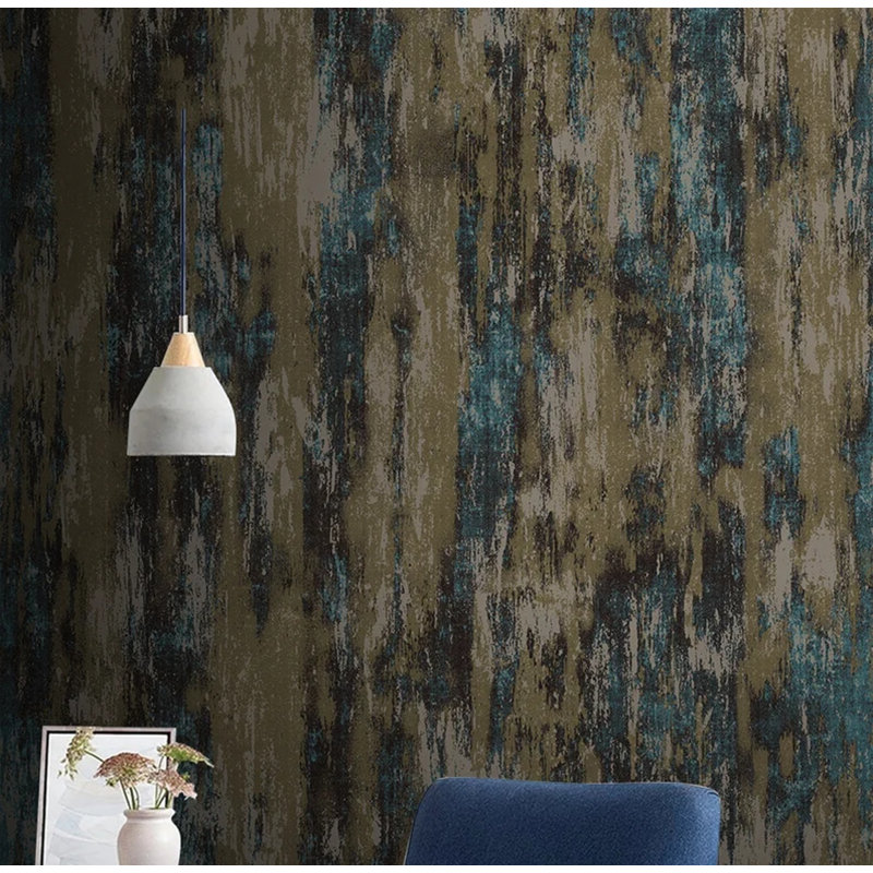 Retro Teal Reverie, 117.96" L x 236" W