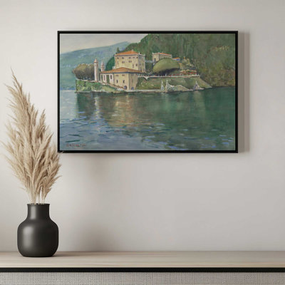 «Tim's View of Villa Del Balbianello» par Stephen Calcasola, reproduction d'art sur toile