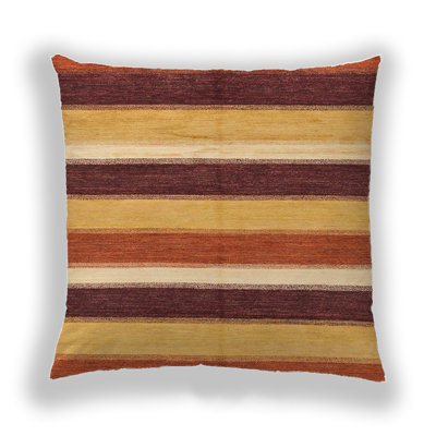 Striped Reversible Throw Pillow