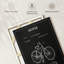 Bicyclette rétro brevet sur toile-214326964