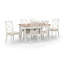 Batchelder Upholstered Cross Back Side Chair in Ivory