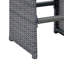 Tabouret de bar de patio 26" avec coussin Darleen