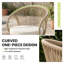 Coussins de chaise d'extérieur modernes inclus pour le salon extérieur-122257201
