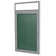 Ghent Enclosed Cabinet Vinyl Small - 2' - 4' Bulletin Board