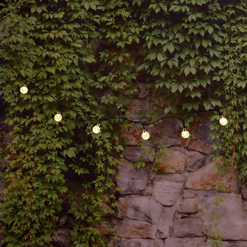Guirlande de lumières en cristal Sitton, Transparent