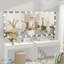 Miroir de vestiaire pleine grandeur avec lumières - 72 x 32 pouces, argent, luminosité réglable, pour chambre à coucher 72 x 32 pouces, 3 choix de luminosité et toilettes
