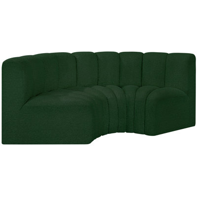 Hollybeth Upholstered Curved Sectional Reversible