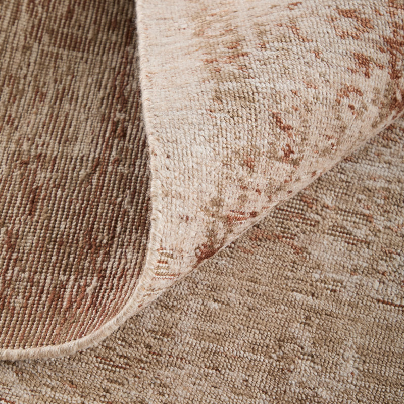 Loralai Traditional Oriental Tan Area Rug, Rectangle 8' x 10'