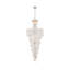 Lustre empire unique et remarquable à 28 lumières avec accents de cristal Sterns-32478564