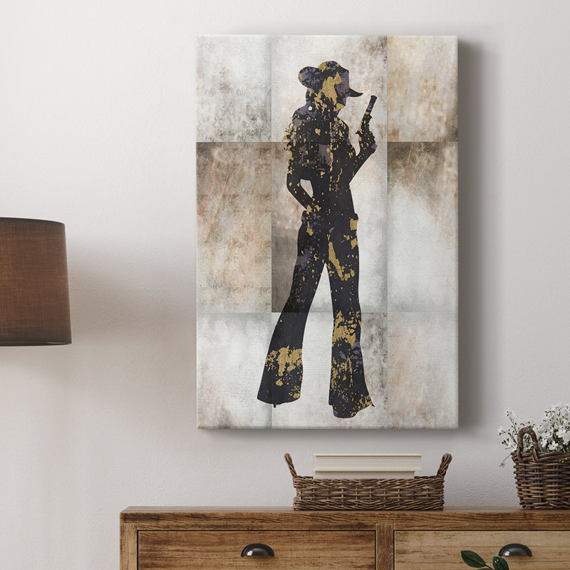 Cowgirl I - galerie sur mesure, H 18 po x l 12 po