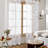 Winston Porter Summer Floral Decorative Sheer Curtain Panels(Set of 2)-266696780-266696781