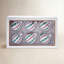 3.15'' Striped Glass Christmas Ball Ornament
