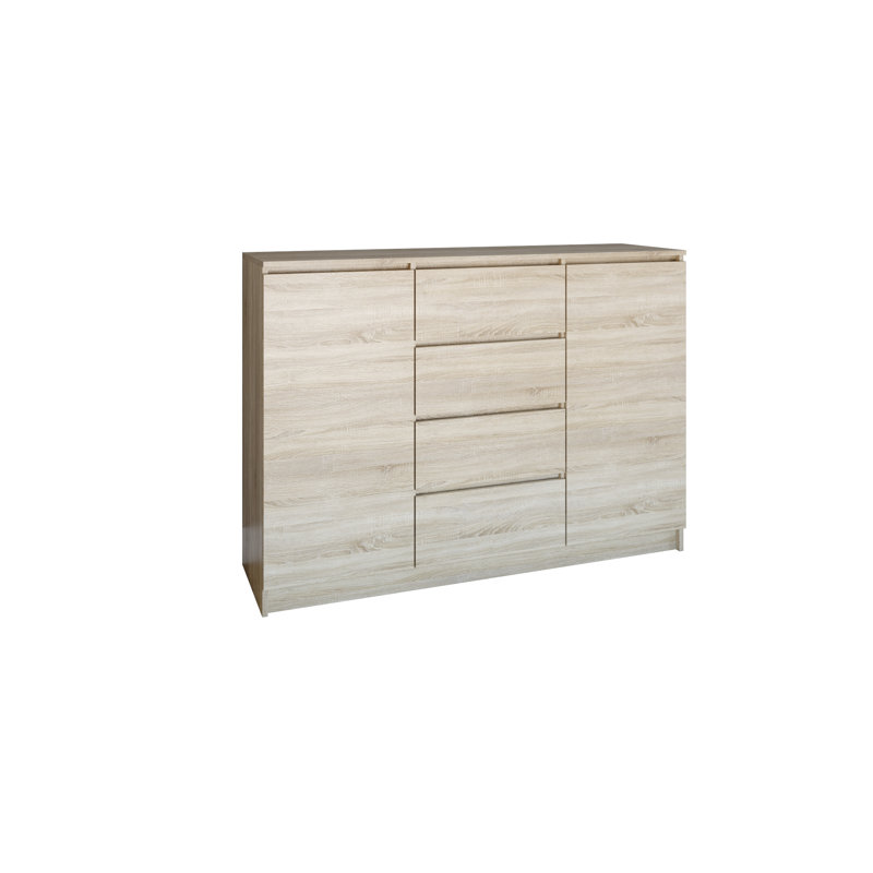 Tian 4 Drawer Combi Chest, Sonoma