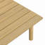Table basse d'extérieur carrée en bois d'acacia