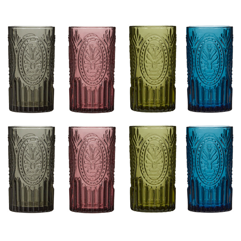 Walsall Drinking Glass Set, 16.60" H