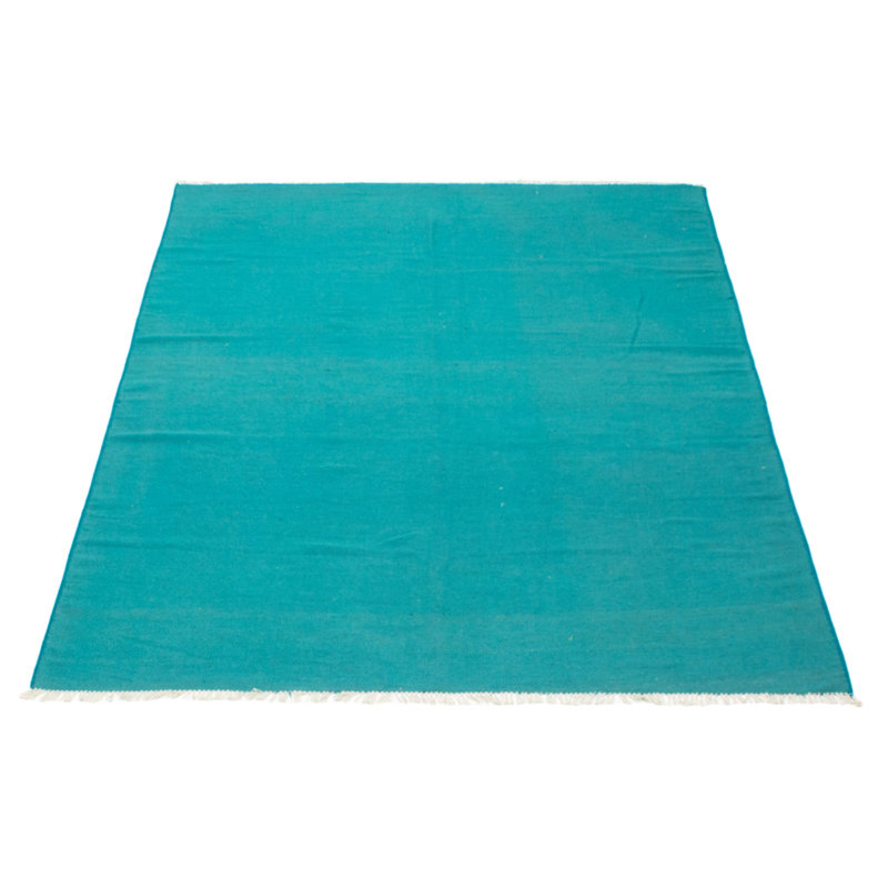 Tapis rectangulaire unique 5 pi 9 po x 8 pi 3 po années 1990