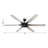 Britnay 70" Aluminum 6-Blade Large Windmill Ceiling Fan without Light