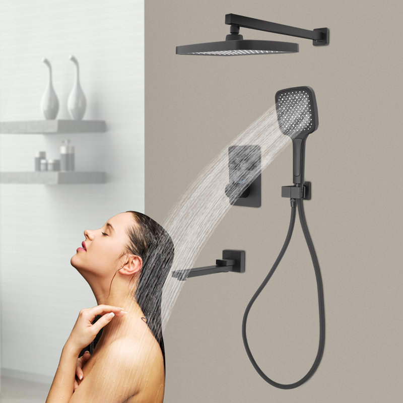 Complete Shower System with Digital Display