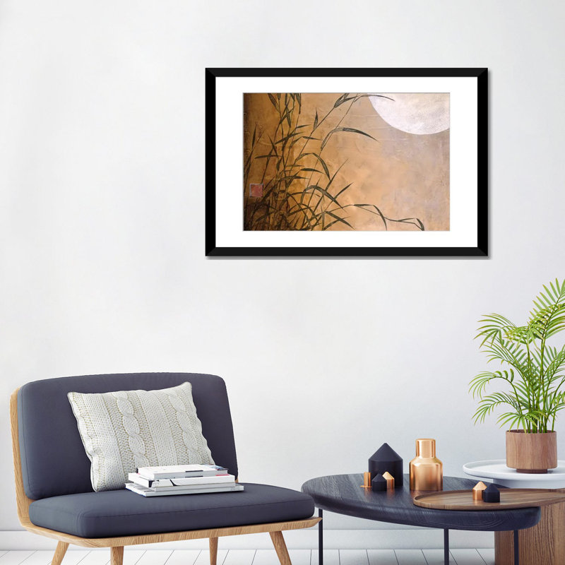 «Lakeside Moonrise» par Don Li-Leger, reproduction d'art sur toile tendue, H 16 po x l 24 po x P 1 po, Blanc