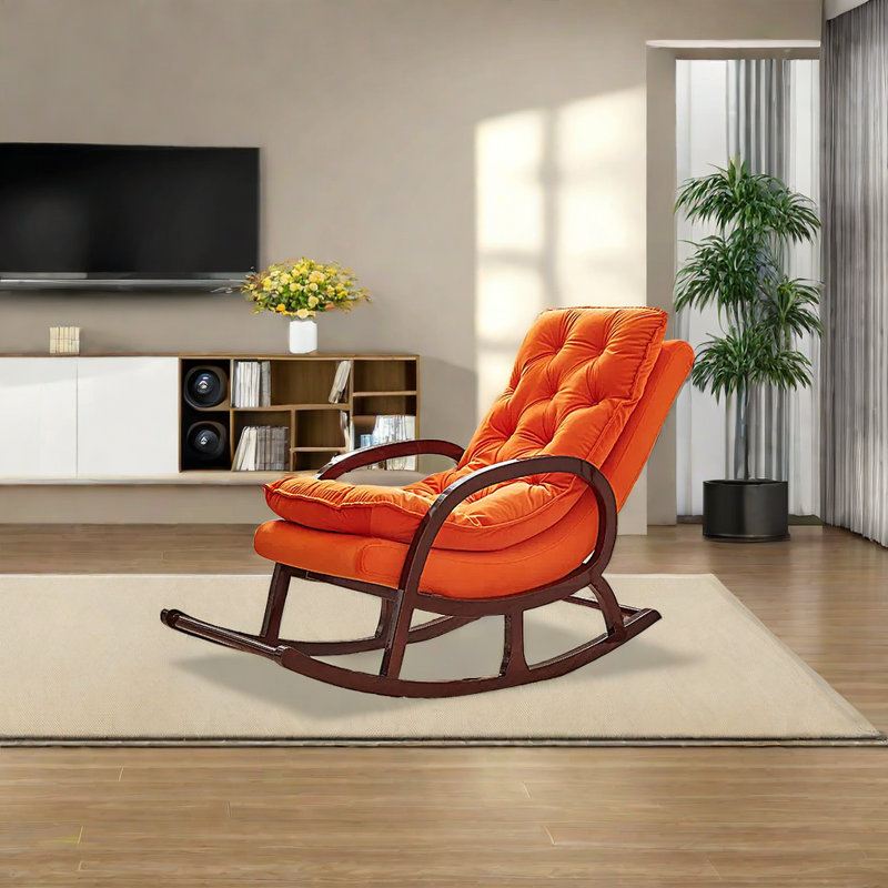 Fauteuil à bascule chinois, Orange