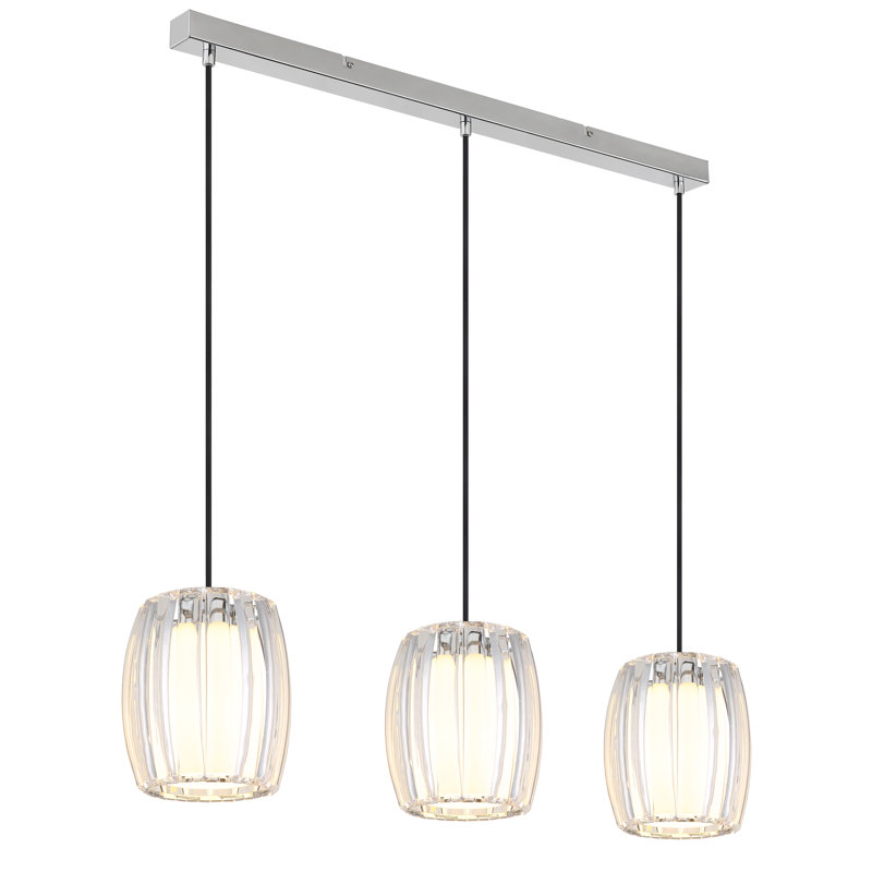 Alixandria 3 - Light Chrome Geometric Pendant