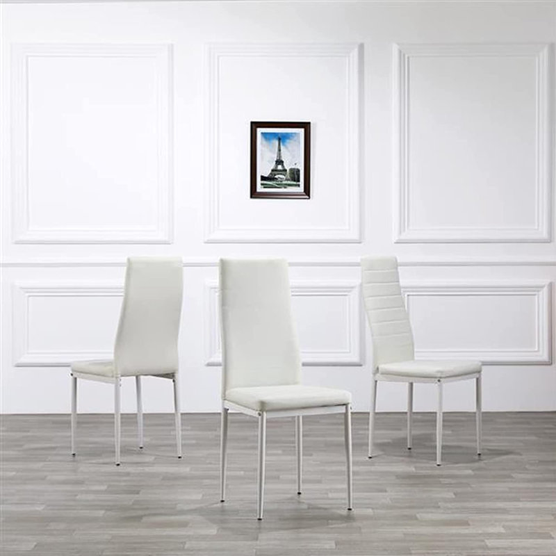 Bronsyn 96cm H Side Chair, White, White