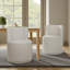 Chaise d'appoint pivotante rembourrée-1285150590