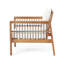 Chaise de patio avec coussins Kimyetta