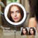 Circular LED Free Standing Magnifying Make Up Mirror