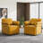 Upholstered Swivel Barrel Chair-567675410
