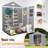 Durable Resin Outdoor Storage Shed With Floor, Lockable Door And Window