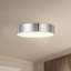 Musa 6-in Black dimmable LED Flush Mount-725467727