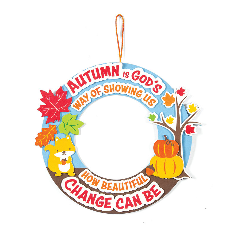 Couronne en mousse 10,5 po Autumn