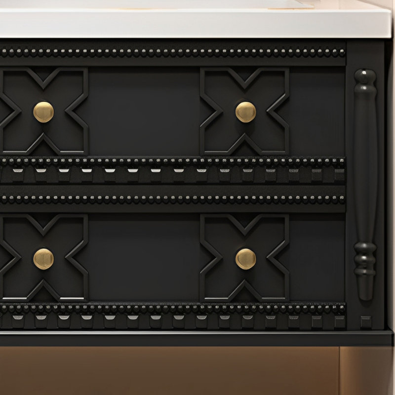 Armoire de salle de bain style français, 51"