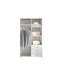 2 Door Manufactured Wood Wardrobe