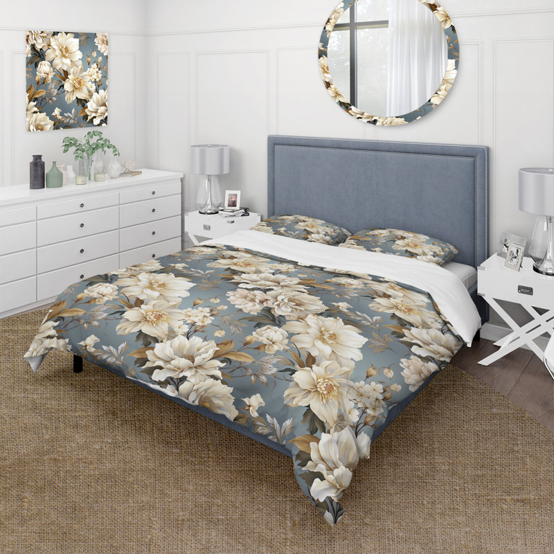 Ensemble de housse de couette Urban Victorian Chic Victorian, Housse de couette pour grand lit et 2 taies décor