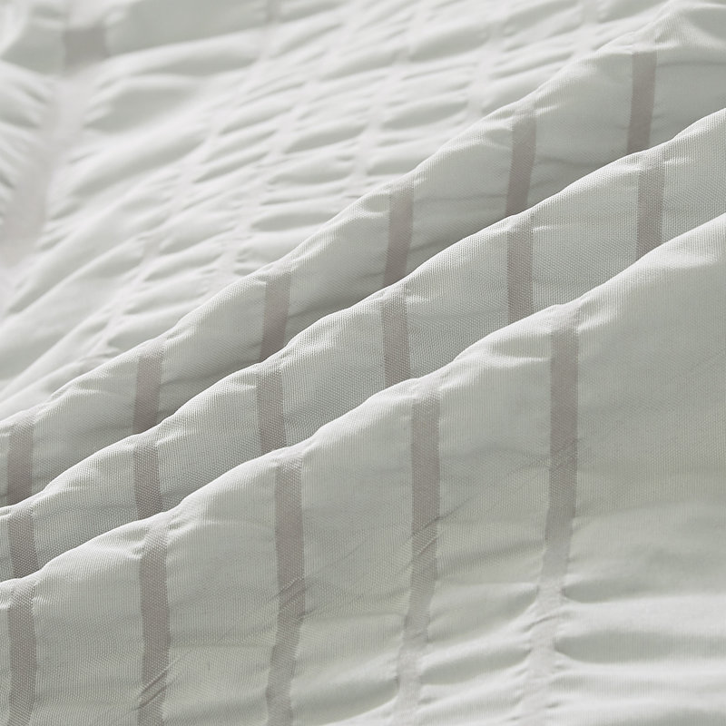 Tamiko Polyester Ring Stitch Comforter, King/ Cal. King Comforter + 6 Additional Pieces