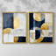 ABSTRACT Series DLVIII - Impression encadrée de qualité supérieure - prête à être accrochée - aucun clou requis - aucun clou requis-574876974-574876969