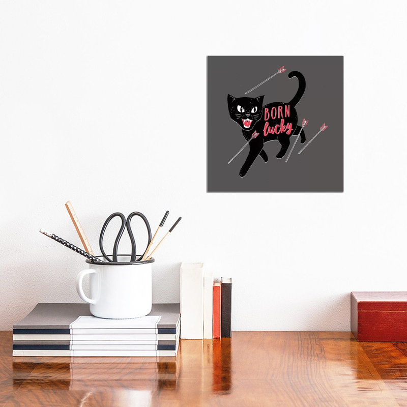 Born Lucky by Michael Buxton - Wrapped Canvas Print, 30.48 cm H x 30.48 cm W