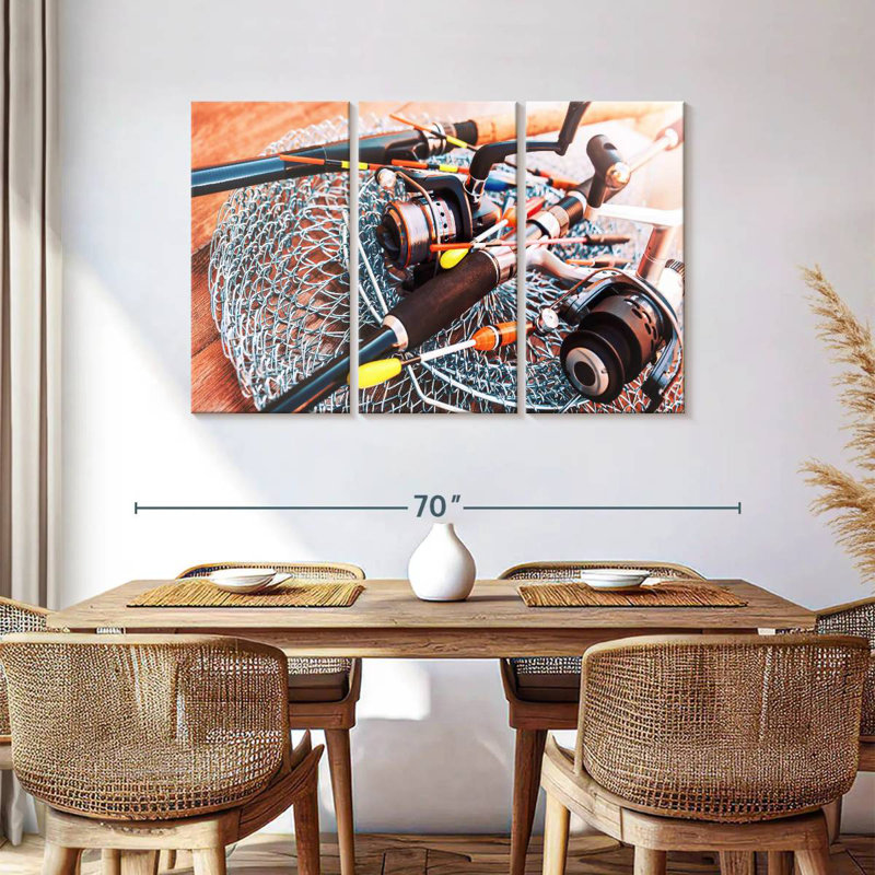 Senne Ready To Fish, 36" H x 57" W