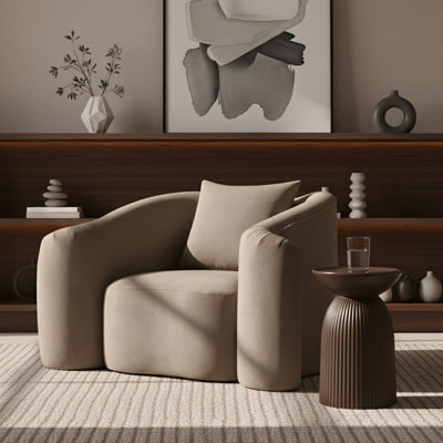 Chaise en velours Soyini